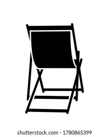 silla de puente vectorial aislada en fondo blanco