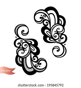 Vector Deco Abstract Elements. Design elements