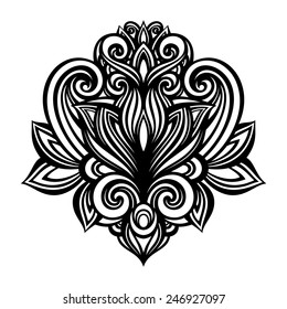 Vector Deco Abstract Symmetric Element. Design elements