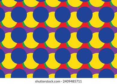 Vector Decoration colourful seamless pattern background