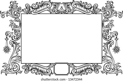 Vector decoration elements