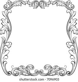 Vector decoration elements
