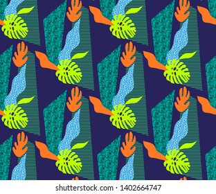 Vector decoration seamless pattern, colorful design, vector illustration