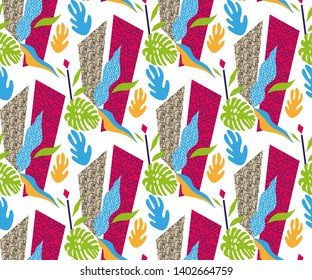Vector decoration seamless pattern, colorful design, vector illustration