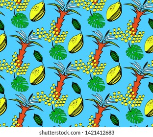 Vector decoration seamless pattern, colorful design, vector illustration