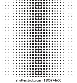 Vector decorative abstract background with halftone effect. Seamless pattern.