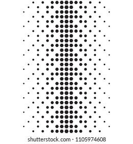 Vector decorative abstract background with halftone effect. Seamless pattern.