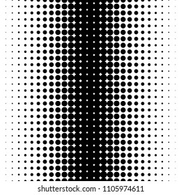 Vector decorative abstract background with halftone effect. Seamless pattern.