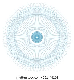 Vector decorative abstract circular pattern