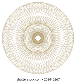 Vector decorative abstract circular pattern