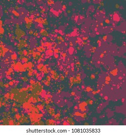 Vector decorative abstract hand drawing trendy flat style artistic chalk spots background