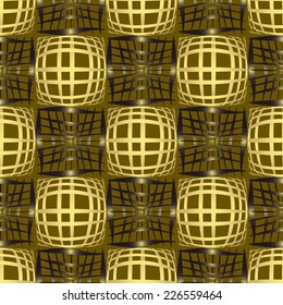  Vector decorative abstract lattice of geometric shapes