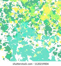 Vector decorative abstract trendy flat style artistic blots and stains seamless pattern background