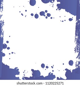 Vector decorative abstract trendy flat style artistic blots and stains seamless pattern background

