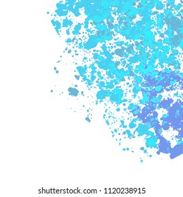 Vector decorative abstract trendy flat style artistic blots and stains seamless pattern background