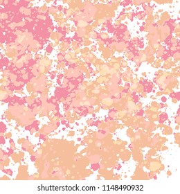 Vector decorative abstract trendy flat style artistic blots and stains seamless pattern background