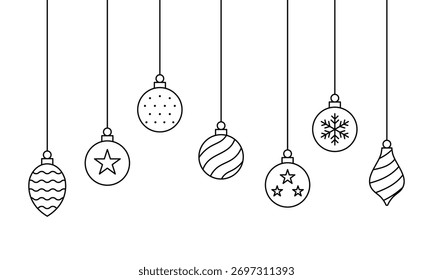 Vetor decorativo Bauble Natal Design Fundo
