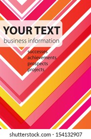 Vector decorative business background. Bright. Image illustration