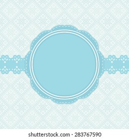 Vector decorative card or invitation with room for text