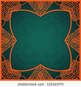 Vector decorative design element