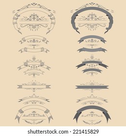 Vector decorative design elements & page decor