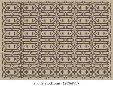 Vector decorative design Vintage background. Vector illustration.