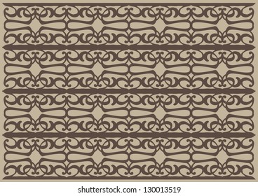 Vector decorative design Vintage background. Vector illustration.