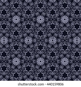 Vector decorative elegant floral seamless pattern