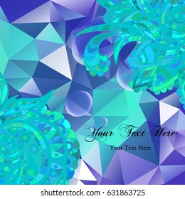  Vector Decorative element corners. Abstract invitation card. Template wave design for card. Abstract sea background, wave theme pattern, wave ornaments - summer, maritime theme for design