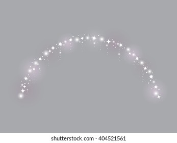 Vector decorative element for design on grey background.