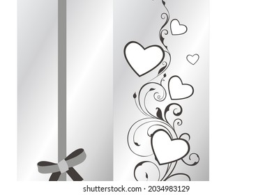 Vector decorative elements on a light background for design.