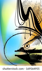 Vector decorative ethnic ornament