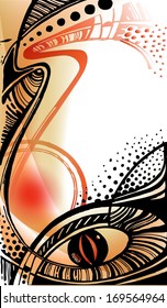 Vector decorative ethnic ornament
