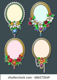 Vector Decorative Floral Frame