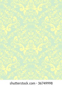 Vector decorative floral ornament