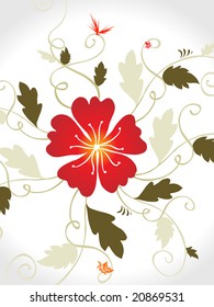 vector decorative floral series