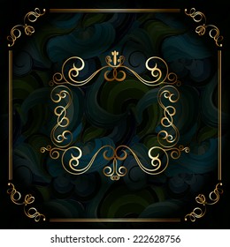 Vector decorative frame