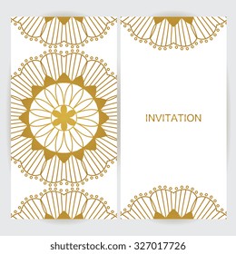 Vector decorative frame. Elegant element for design template, place for text.Floral border. Lace decor for birthday and greeting card, wedding invitation.