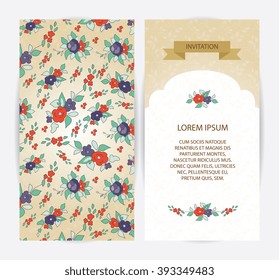 Vector decorative frame. Elegant element for design template, place for text. Floral border. Lace decor for birthday and greeting card, wedding invitation.