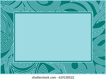 Vector decorative frame. Elegant element for design template,