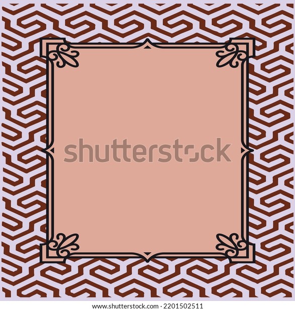 Vector\
decorative frame. Elegant element for design template, pattern\
design border, and frame for your text, flyers, posters, greeting\
cards, banners, and social media\
posts\
\

