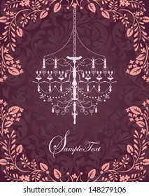 Vector decorative frame, or invitation card