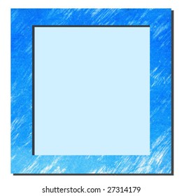 vector decorative frame on white background