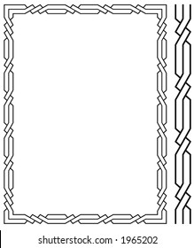 Vector decorative frame. This is a vector image - you can simply edit colors and shapes