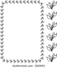 Vector decorative frame. This is a vector image - you can simply edit colors and shapes