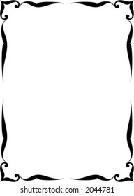 Vector decorative frame. This is a vector image - you can simply edit colors and shapes