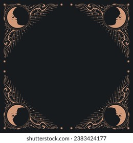 Vector decorative frame in vintage style