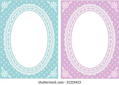 Vector decorative frames