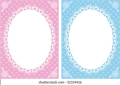 Vector decorative frames