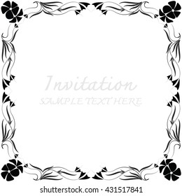 Vector decorative frames